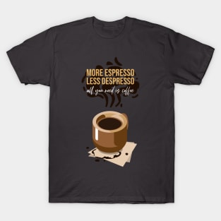 Espresso Coffee Lover barista T-Shirt